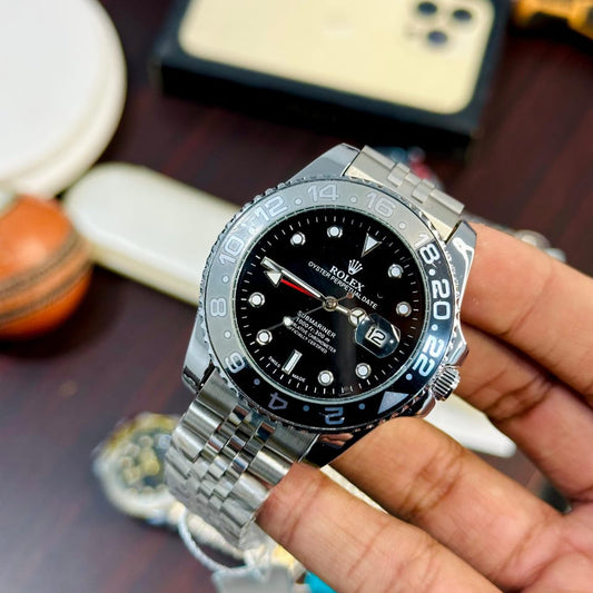 Rolex Watch Elegant Design Luxury Timepiece With Stylish Appearance And Reliable Performance For Everyday Wear - Golden Silver